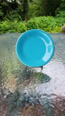 SALAD PLATE turquoise blue HOMER LAUGHLIN FIESTA WARE 7.25" new