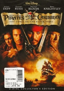 PIRATES OF THE CARIBBEAN-CURSE OF THE BLACK PEARL-2 DVD SET-STILL FACTORY SEALED - Imagen 1 de 2