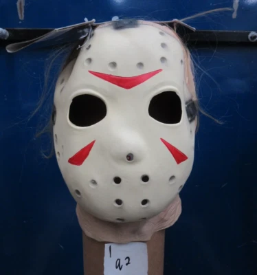 Friday the 13th Jason Voorhees Deluxe Head Mask with Hockey Mask New Line Cinema - Image 1 of 4