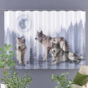 Gardinen Vorhang Fertiggardine Kindergardine mit Kräuselband Store WOLF W&S - Picture 1 of 13