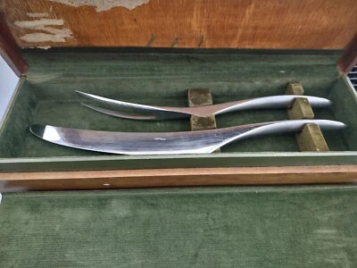 Шеф-повар Джованни резьба комплект середины века современный с чехлом острый предварительно любимый - Изображение 1 из 4