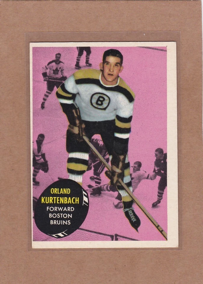 1961-62 TOPPS HOCKEY ORLAND KURTENBACH ROOKIE #15 BRUINS EX/EX+ *A24869 - Image 1 of 1