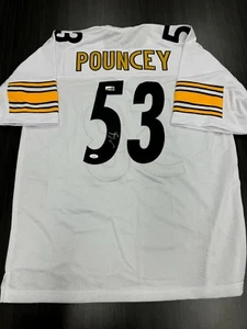 Maurkice Pouncey Signed Pittsburgh Steelers Custom Jersey JSA COA - Picture 1 of 2