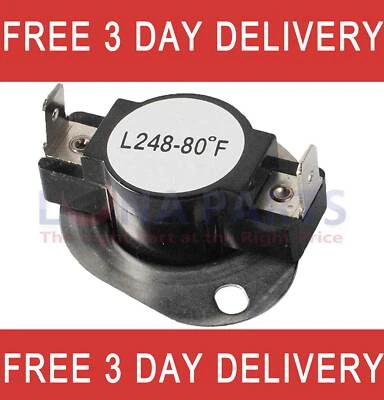 VIALU NEW PART 53-0771 312916 FITS MAYTAG AMANA CROSLEY DRYER THERMOSTAT SWITCH