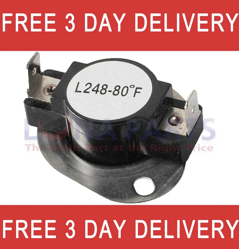 VIALU NEW PART 53-0771 312916 FITS MAYTAG AMANA CROSLEY DRYER THERMOSTAT SWITCH