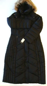 New Black Rivet Women's Hooded Puffer Long Coat Variety Color & Sizes - Picture 1 of 13