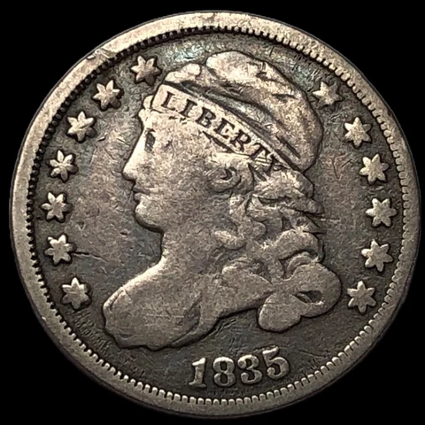 1835 Capped Bust Dime  J5014 Cover