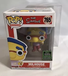 Milhouse 765 (Funko Pop) con protector pop Los Simpson primavera 2020 SDCC - Imagen 1 de 8