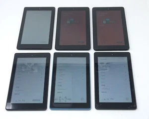 Lot of 6 Working Amazon Kindle Fire HD7 5th & 9th Gen 7" Android Tablets - Picture 1 of 13