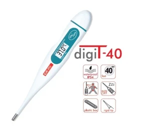 Digital LCD Digit-40 Classic Thermometer CA-MI Waterproof Body Baby Adult Fever - Picture 1 of 1
