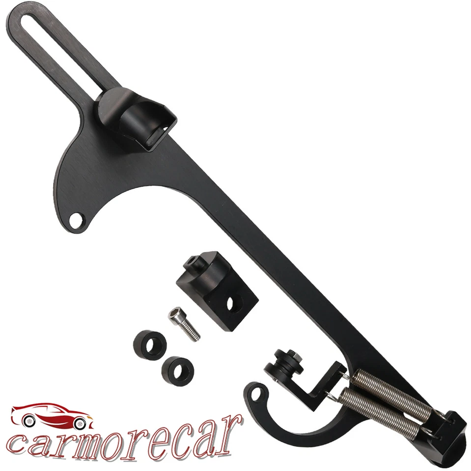 Soporte de carburador para cable de acelerador de aluminio Billet serie 350 4150 4160 Foto 1 de 4