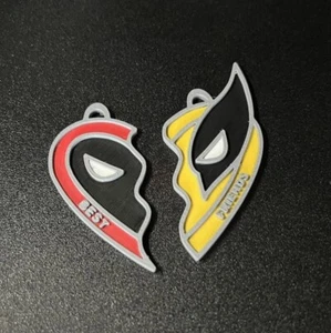 Deadpool and Wolverine Best Friends Keychains (Necklace) set. 3D Printed - Picture 1 of 3