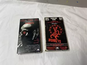 12 Monkeys VHS Video Tape Movie Lot 1996 Screener Promo Demo Tested - Picture 1 of 10