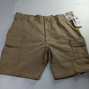 Wrangler Relaxed Fit Cargo Shorts Men's Size 44 Beige Flex For Comfort Epic Soft - Picture 1 of 4