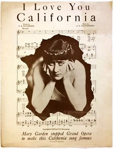 I Love You California A.F. Frankenstein 1913 Noten Gothic Girl Cover - Bild 1 von 2
