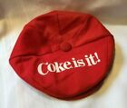 Coca-Cola Hat Coke Is It! Flat Cap Vintage Rare
