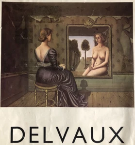 Paul Delvaux — affiche de l'exposition à la galerie Isy Brachot — 70x45 — 1978. - Picture 1 of 4
