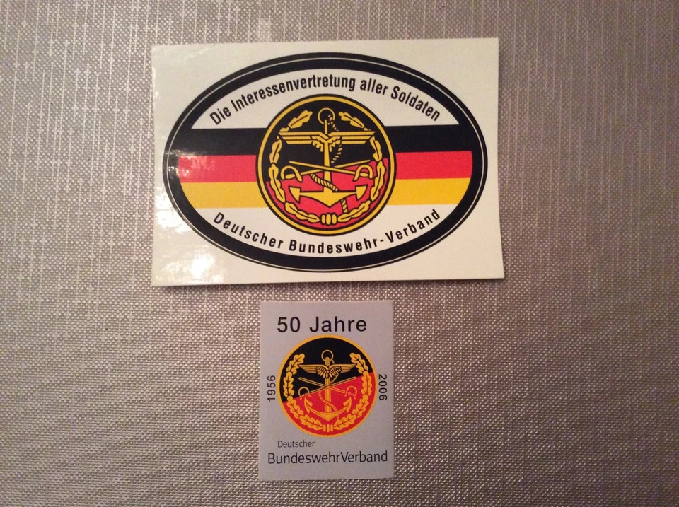 Top Konvolut  !! 2 verschiedene Aufkleber Deutscher Bundeswehr- Verband - Bild 1 von 1