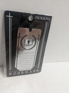Dicksons Nickel Silver Plated Bookmark Graduate Proverbs 3:6 - Picture 1 of 5