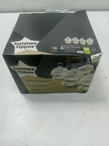 NEW - Tommee Tippee Closer to Nature Baby Bottles 4PACK - 5floz Each - Picture 1 of 4