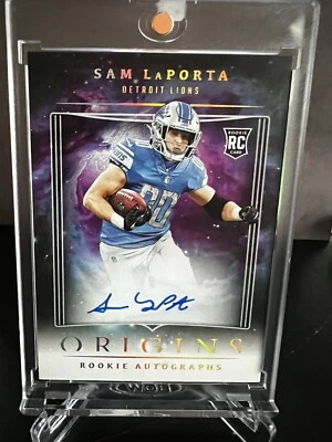 2023 Panini Origins Sam LaPorta Rookie Autographs Lions - Image 1 of 3