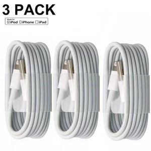 3PK USB-Ladekabel Kabel für Apple iPhone 7 8 X XR 11 12 13 14 Pro Max Großhandel - Bild 1 von 12