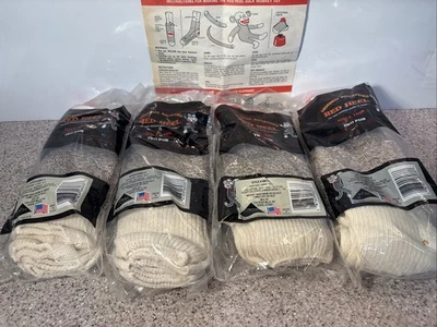 4 paquetes con 2 pares de calcetines Rockford originales tacón rojo 6851-2 Lg 10-11 Monkey Kit Foto 1 de 4