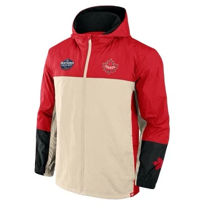 Chaqueta Team Canada Fanatics 2025 4 Nations Face-off Crash the Net cremallera completa XXL Foto 1 de 2