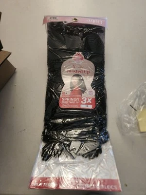 Outre Crochet Braids Twisted Up 3X Springy Afro Twist 24" (1-pack, 1B) Free Sh  - Image 1 of 2