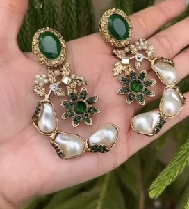 Turkish Style handmade Mother Of Pearl Earrings Turkish Jewellery - Picture 1 of 2