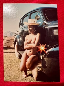 Vintage 70’s Girl Pretty Glamour PIN UP Risque Nude Original Color Girlie Photo #1 - Bild 1 von 4