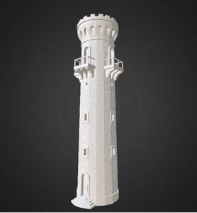 Kickelhahn Tower 8 Inches - Stone Grey - Picture 1 of 4