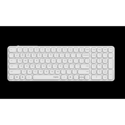Rapoo Kabellose ultraflache Multi-Mode-Tastatur "E9310M", Weiß, #1907470 - Bild 1 von 3