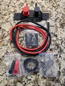 Remote Battery Terminals Heavy Duty Battery Relocation Kit with Bracket Cable - Picture 1 of 17