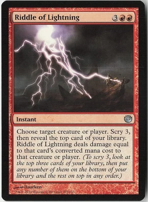 Riddle of Lightning Uncommon Journey Into Nyx NM/LP MTG - Image 1 of 2