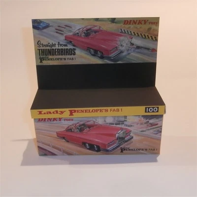 Dinky Toys 100 FAB1 Thunderbirds Lady Penelope Rolls Royce Repro Box Set - Image 1 of 4