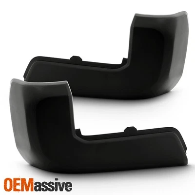 For 2016+ Toyota Tacoma Rear End Black Bumper Outer Cap w/o Parking Sensor Pair - Image 1 of 4