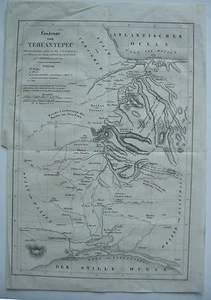 Isthmus Tehuantepec Mexiko Stahlstich 1830 Mesoamerika  - Bild 1 von 1