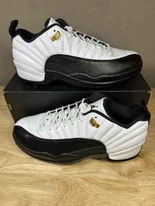 Air Jordan 12 Low Golf Taxi 2022 Black White BRAND NEW DH4120-100 Mens Size 10.5 - Picture 1 of 9