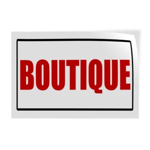 Calcomanías Adhesivas Boutique Promoción Negocios Vinilo Tienda Letrero Etiqueta Negocio - Imagen 1 de 5