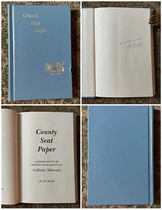 Rare County Seat Paper, Hard Cover Book, 1992, SIGNED by the Author Joe Snyder - Picture 1 of 6