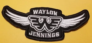 Embroidered WAYLON JENNINGS Worldwide Shipping Patch 2 X 5" - Bild 1 von 2