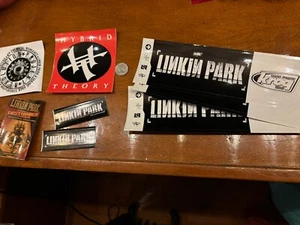 Linkin Park Aufkleber Promo Hybrid Theorie 1 (Menge 8) + kostenloser Flaggenaufkleber - Bild 1 von 6
