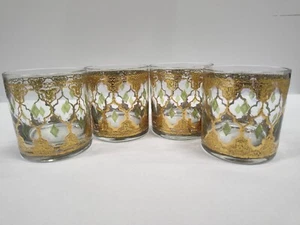 Culver Valencia Old Fashioned Low Ball Short Glass MCM Vintage Lot Of 4 *READ* - Picture 1 of 14