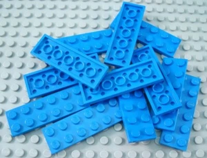 LEGO Lot of 12 Blue 2x6 Flat Plate Pieces - Picture 1 of 1
