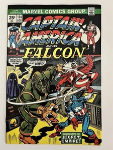 CAPTAIN AMERICA #174 MARVEL COMICS BRONZE AGE 1974 HIGH GRADE X-MEN X-OVER - Picture 1 of 2