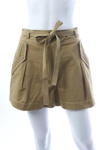Pantalones cortos utilitarios Ulla Johnson de algodón con cinturón / Safari / Caqui / PVP: £350,00 - Imagen 1 de 4