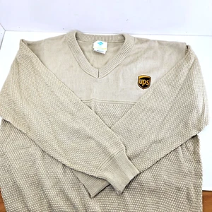 UPS PULLOVER beige mit Ärmeln GR. L (Large) - Bild 1 von 6