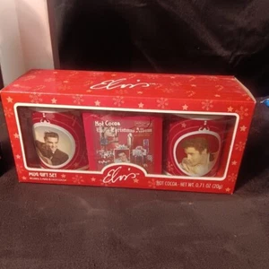 Juego de Regalo Taza Elvis Presley - 2 Tazas de Café + Mezcla de Cacao - Nuevo en Caja - Expositor - Imagen 1 de 4