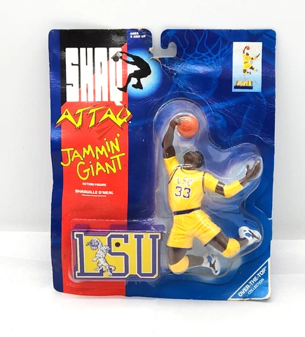 VINTAGE 1993 Kenner SHAQ ATTAQ, “Jammin Giant”, Shaquille O'Neil Action Figure Cover